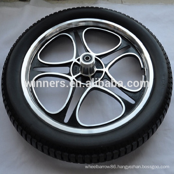 PU foam filled 16x2.125 aluminium alloy wheel bike wheel
